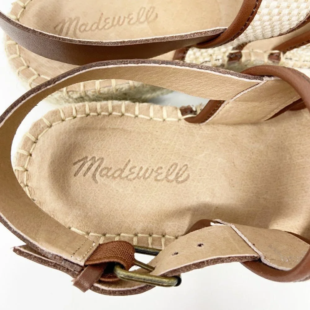 MADEWELL | The Julie Espadrille Sandal 8 NWOT